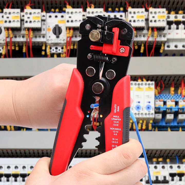 ŚCIĄGACZ IZOLACJI KABLI PRZEWODÓW ZACISKARKA AUTO