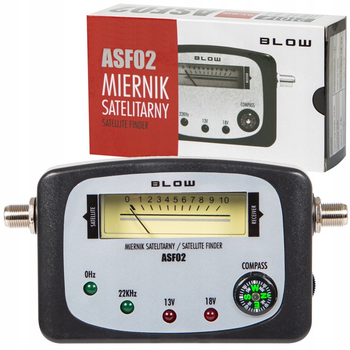 MIERNIK SYGNAŁU SAT BLOW TVF10 TELEWIZJI SIGNAL FINDER SATELITARNEGO
