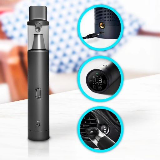 Kompresor samochodowy + Odkurzacz 2w1 Extralink