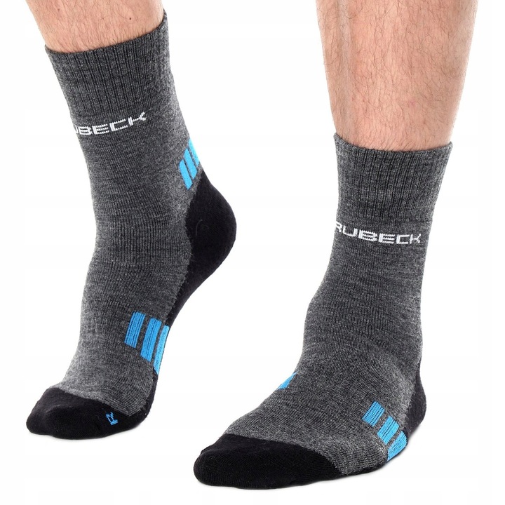 Skarpety męskie Brubeck Trekkingowe Wełna Merynosa termoaktywne 39-41