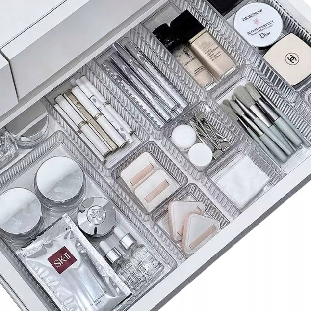 ORGANIZER NA KOSMETYKI WKŁAD DO SZUFLADY POJEMNIK TACKA PERFUMY MODUŁOWY 7