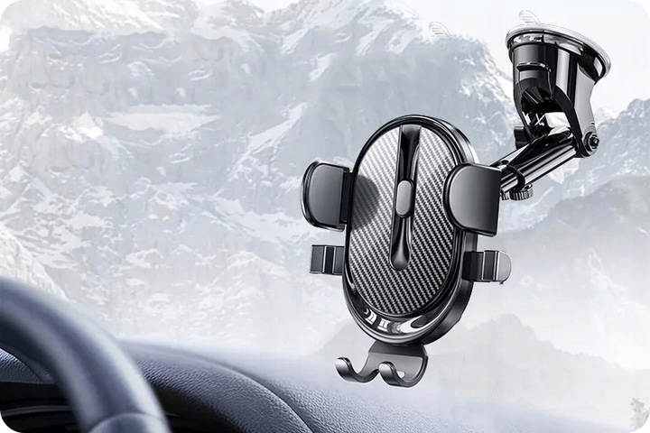 UNIWERSLANY UCHWYT SZYBA DESKA KRATKA MOCNA ŁADOWARKA 4xUSB 40W 2XPD 2XQC