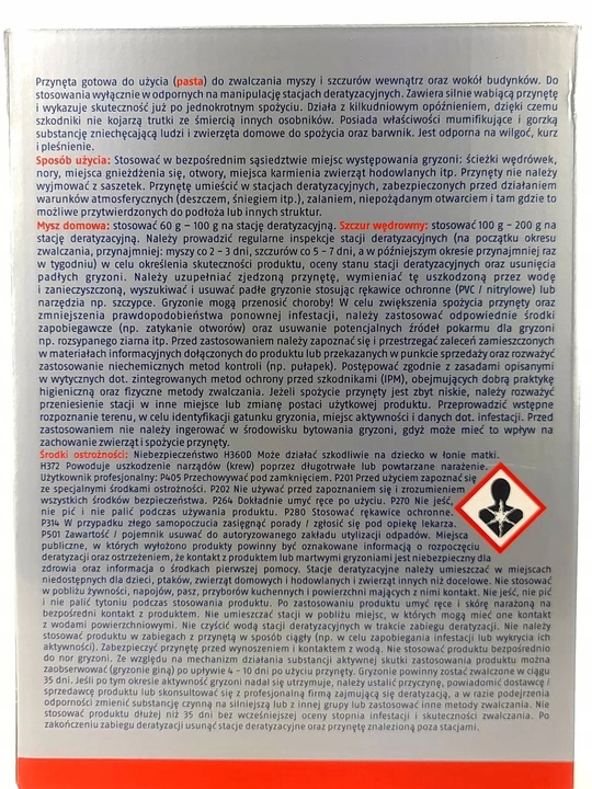 Trutka Bros Pasta Na Myszy I Szczury 1kg Skuteczna Przynęta Gryzonie