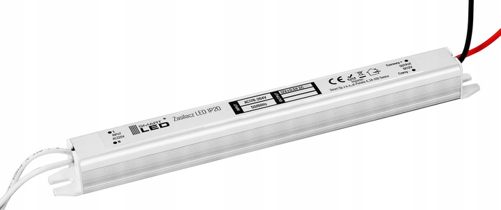Zasilacz LED 12V 60W 5A Do Taśm Taśmy Transformator Ultra Slim Cienki