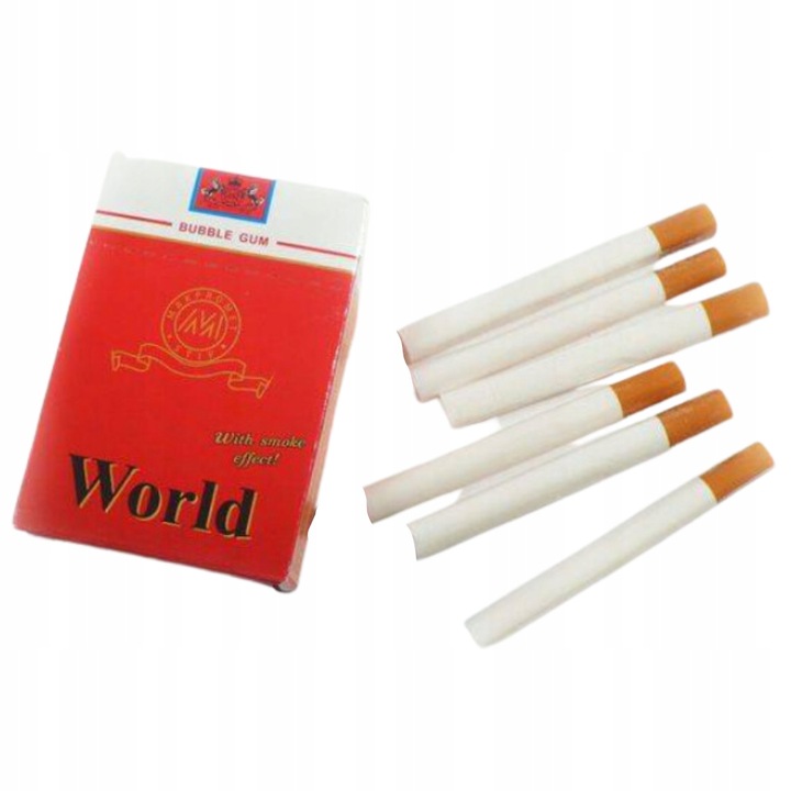 Guma papieros Evropa Dooel Bubble Gum Cigarettes 18 paczek x 10 sztuk
