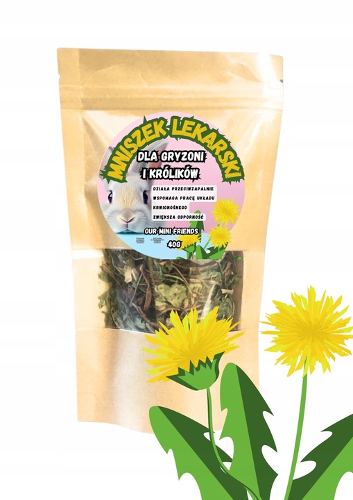 ZIOŁOWY ZESTAW DLA GRYZONI I KRÓLIKÓW ZIOŁA DLA KRÓLIKÓW MIESZANKA