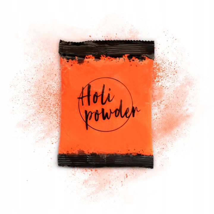Kolorowe proszki Holi na festiwal święto kolorów PAKIET 12 SZTUK do