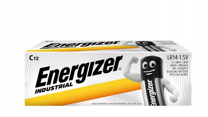 12 x BATERIA ENERGIZER INDUSTRIAL LR14 R14 C
