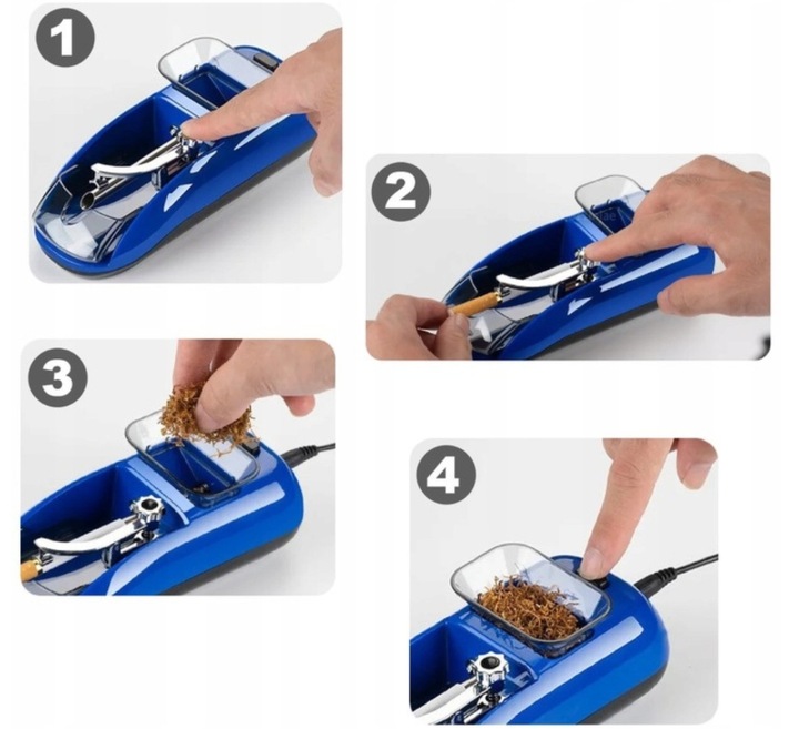 NABIJARKA MASZYNKA DO SKRĘCANIA PAPIEROSÓW KRĘCENIA NABIJANIA TYTONIU