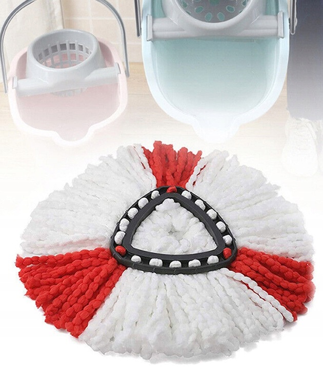 6x WKŁAD WKŁADY DO MOPA OBROTOWEGO MOP VILEDA TURBO CHŁONNE