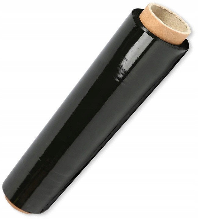 STRECZ folia 3kg CZARNA 2,7kg netto folii 23mic x1