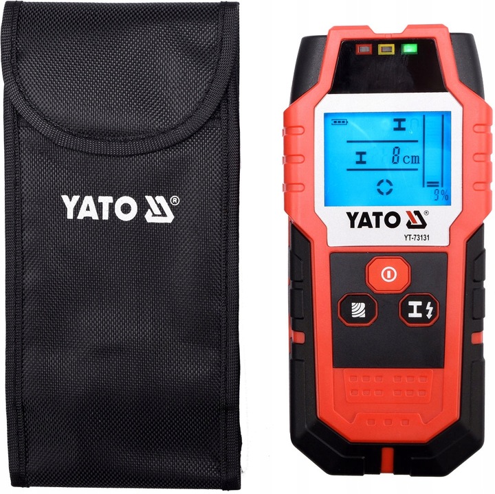 WYKRYWACZ PROFILI I PRZEWODÓW YATO DETEKTOR METALI KABLI POD NAPIĘCIEM