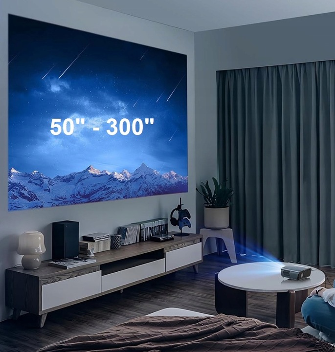 Projektor VIZIO TECH A9G 1550Ansi AndroidTV 14 FullHD 4K Dolby WIFI 6