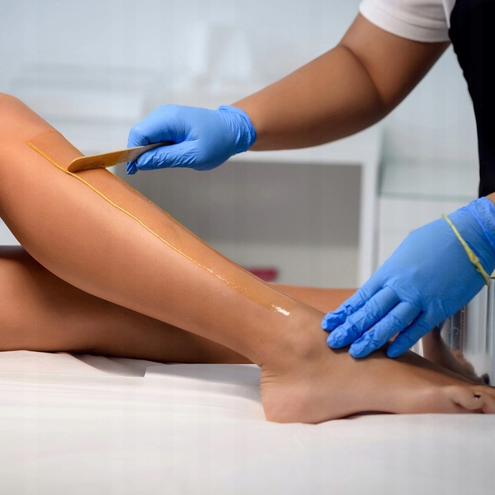 Zestaw do depilacji WOSK PLUM 250g podgrzewacz