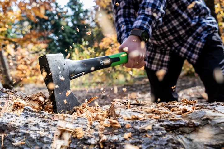 SIEKIERA ROZŁUPUJĄCA ZESTAW SIEKIER FIBERGLASS