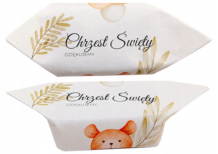 Krówki na chrzest podziękowanie 1 kg wz 2