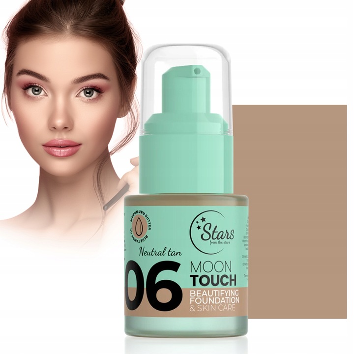 Stars from the stars MOON TOUCH PODKŁAD pielęgnujący FLUID #06 NEUTRAL TAN