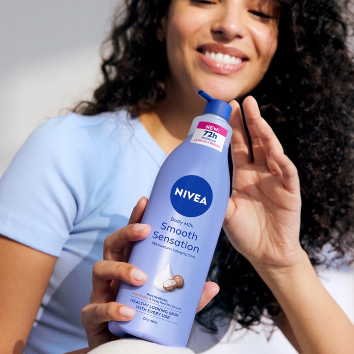 NIVEA Mleczko do ciała z pompką - wygładzające nawilżające - Balsam 625ml