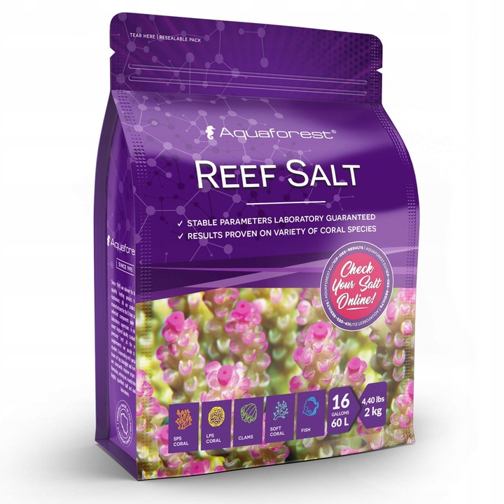 Aquaforest Reef Salt 2kg - sól morska - rafowa