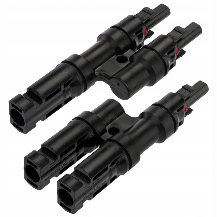 ZŁĄCZE KONEKTOR MC4 DWÓJNIK RÓWNOLEGŁY SOLARNY + - ROZGAŁĘŹNIK