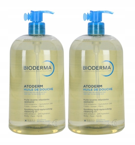 Bioderma Atoderm Huile Olejek do kąpieli 2x1000 ml