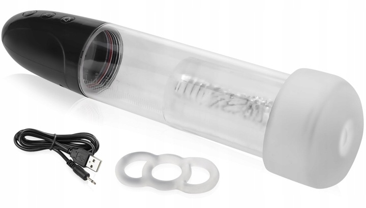 AUTOMATYCZNA POMPKA POWIĘKSZAJĄCA PENISA Z SSANIEM OBCIĄGANIEM CZŁONKA