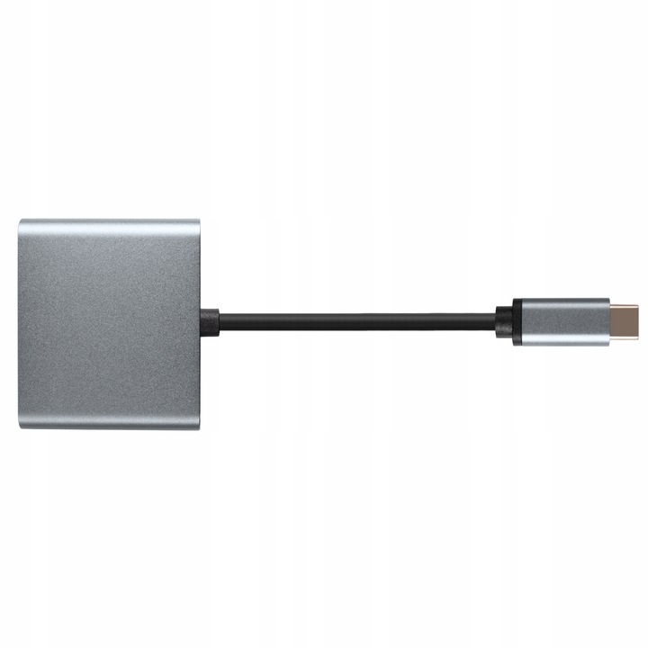 ADAPTER HUB USB C HDMI USB PD PRZEJŚCIÓWKA ROZDZIELA 1 ZŁĄCZE -> 2 MONITORY