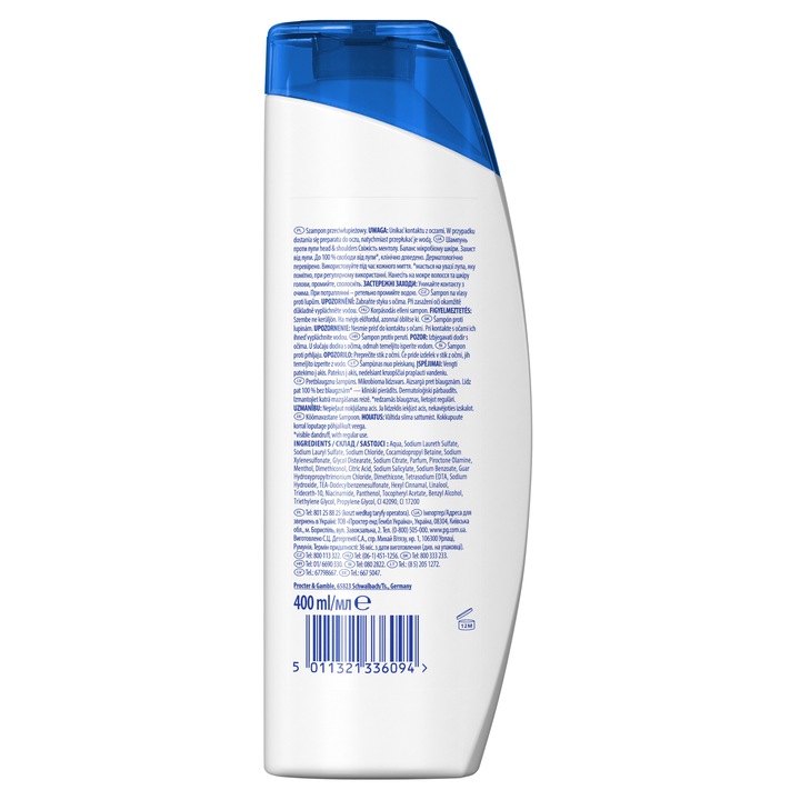 Head&Shoulders Menthol szampon do włosów 3x400