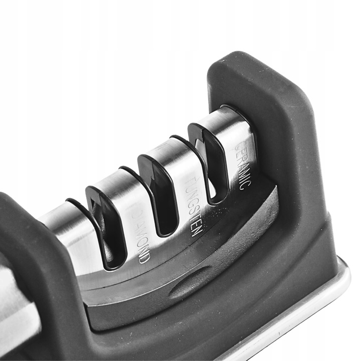 OSTRZAŁKA DO NOŻY KUCHENNYCH DIAMENTOWA OSTRZAŁKA OSEŁKA 3w1 TRÓJFAZOWA