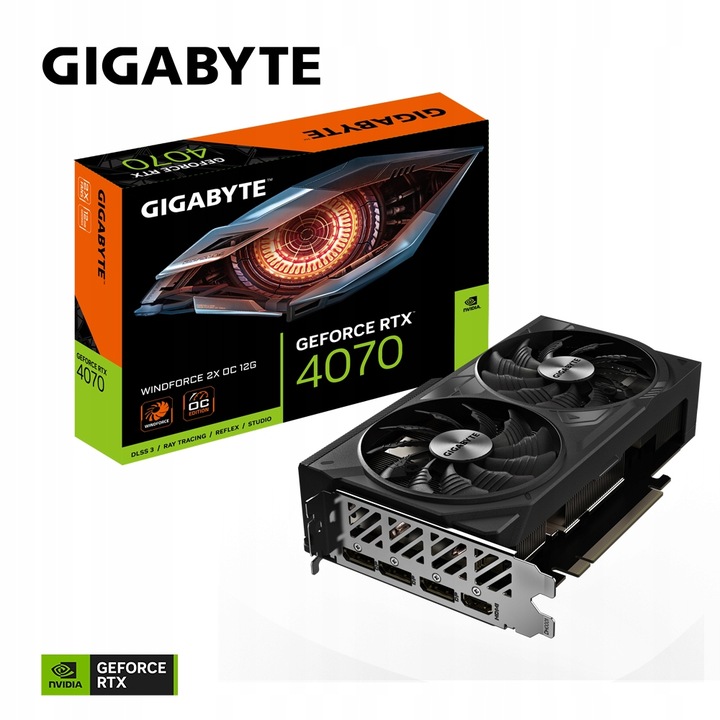 Karta graficzna GIGABYTE GeForce RTX 4070 WINDFORCE 2X OC