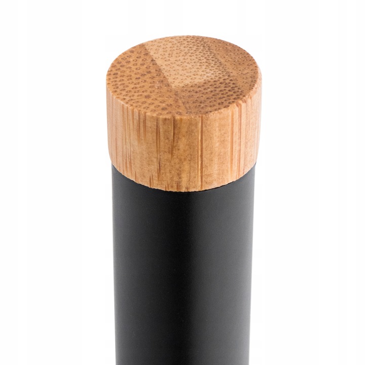 Stojak na papier toaletowy czarny do WC na 4 rolki bambus loft YOKA