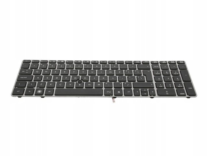 Klawiatura laptopa do HP EliteBook 8560P 8570P srebrna trackpoint QWERTY