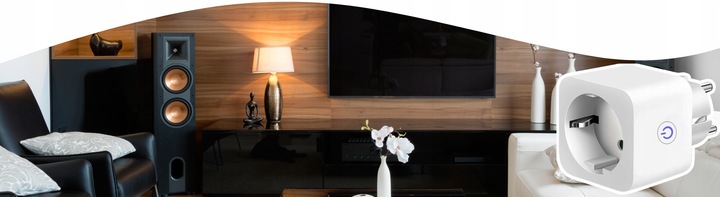 INTELIGENTNE GNIAZDKO STEROWANE WiFi ANDROID TUYA SMART POMIAR