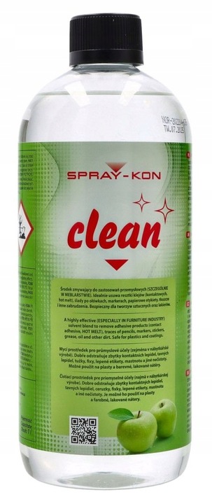 SPRAY-KON CLEAN ZMYWACZ CZYŚCIK HPL ABS PCV IN02