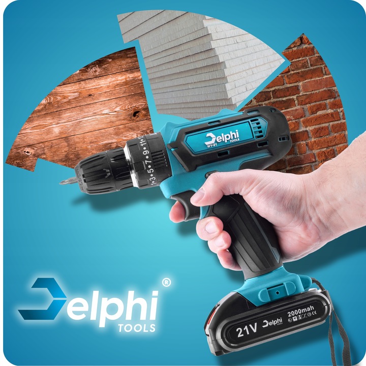 WIERTARKO WKRĘTARKA AKUMULATOROWA UDAROWA 2xAKU 21V WKRĘTAK ZAKRĘTARKA