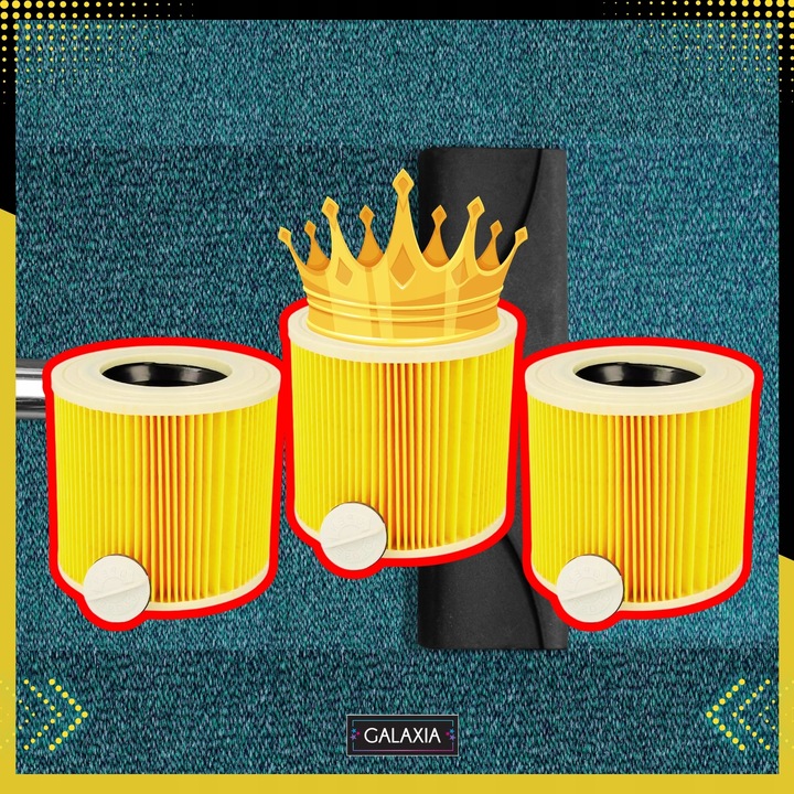 3x FILTR DO ODKURZACZA KARCHER WD3 Filtry 3 SZT WD 3 MV3 WD2 SE4001