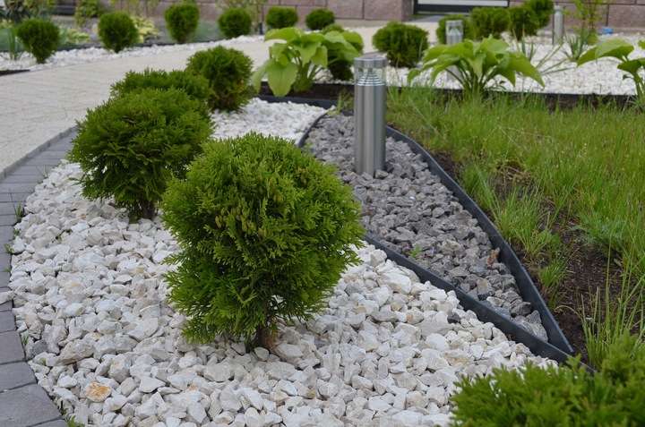 OBRZEŻE OGRODOWE TRAWNIKOWE 7,8cm PALISADA BORDER 78mm 20m + 100 KOTEW