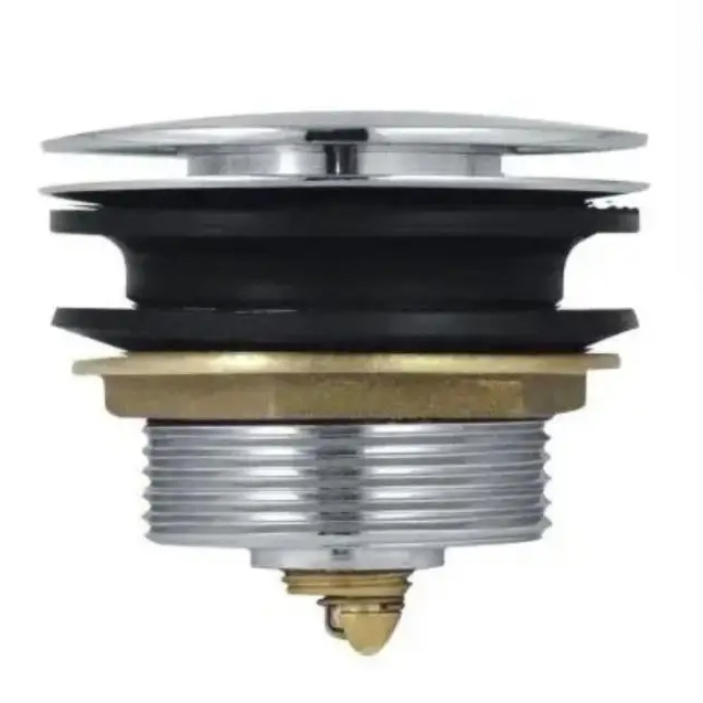 KOREK DO BRODZIKA Z SITKIEM WANNY SYFON STANDARD KLIK-KLAK