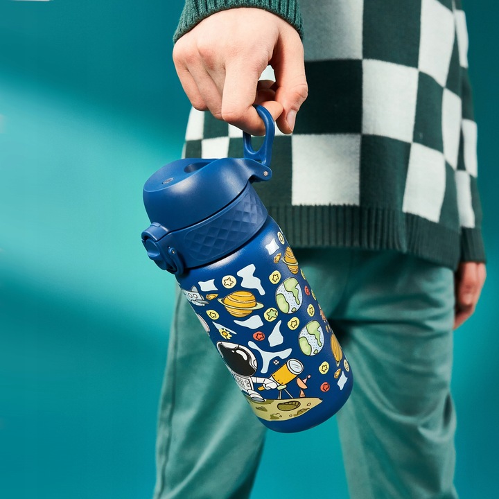 Stalowy bidon na wodę butelka na napoje Kosmonauta Kosmos Planety ION8 0,4l