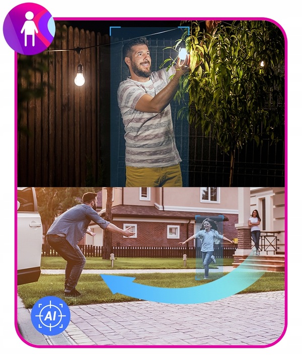 Kamera zewnętrzna z panelem solarnym obrotowa EZVIZ HB8 2K+ 4MP Kamera WiFi