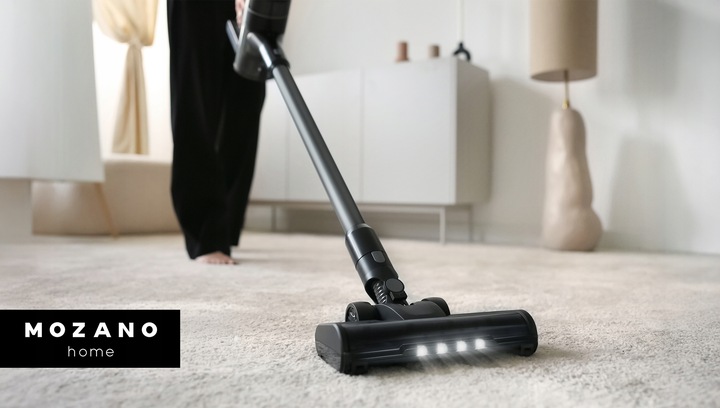 ODKURZACZ BEZPRZEWODOWY PIONOWY RĘCZNY 14w1 LED MOZANO HANDY PRO 600