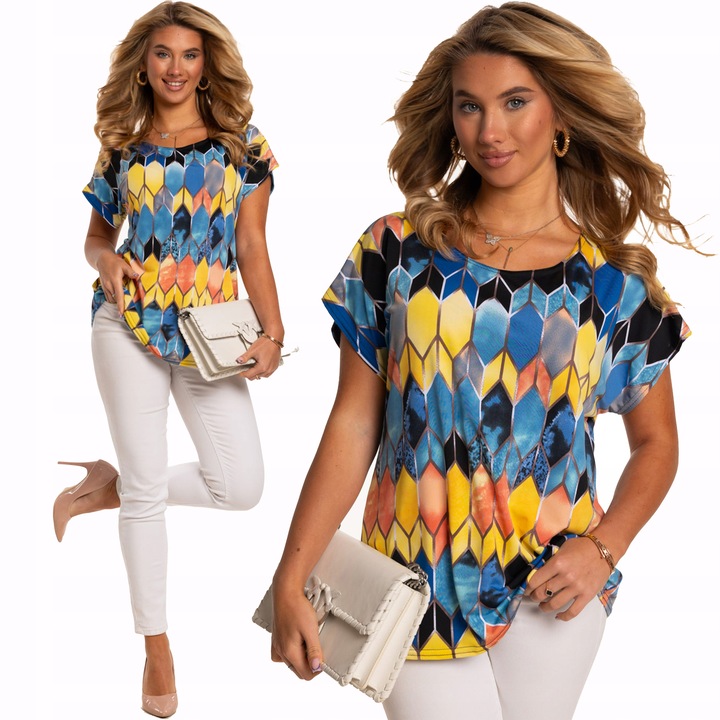 Śliczna Elegancka BLUZKA DAMSKA Dużo Kolorów Rozmiarów POLSKI PRODUKT