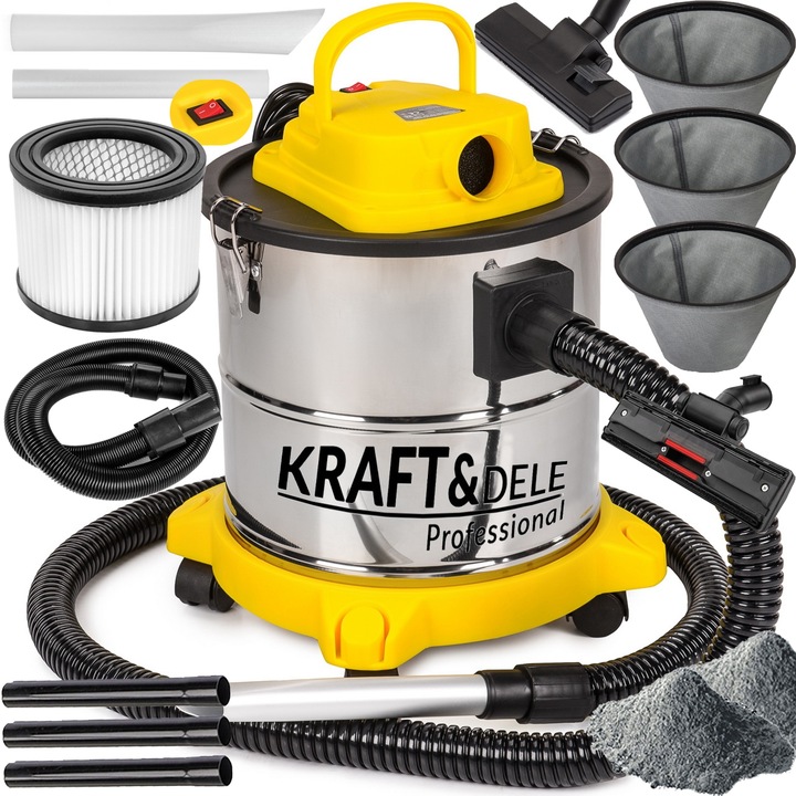 ODKURZACZ PRZEMYSŁOWY SEPARATOR POPIOŁU KOMINKA GRUZU GRILLA KURZU