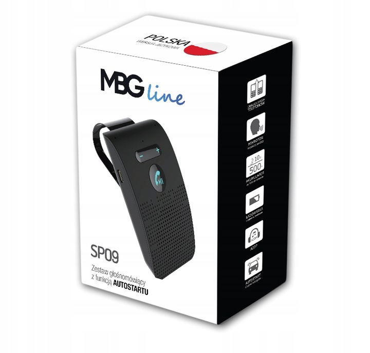 ZESTAW GŁOŚNOMÓWIĄCY BLUETOOTH 4.2 EDR AUTOSTART