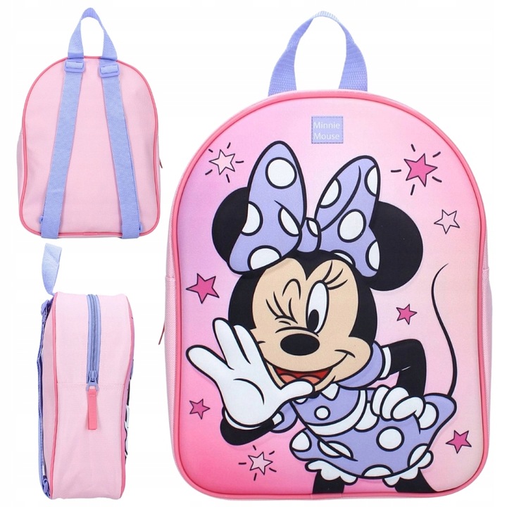 VADOBAG MAŁY PLECAK PRZEDSZKOLNY DLA DZIECI MYSZKA MINNIE MOUSE NADRUK 3D