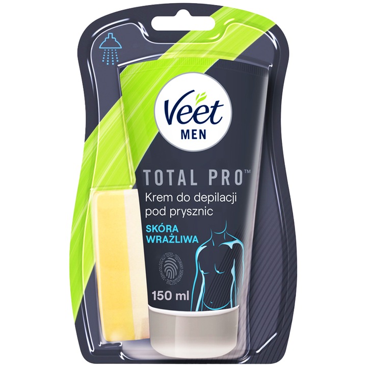 Veet MEN krem do depilacji dla mężczyzn pod prysznic skóra wrażliwa 150 ml