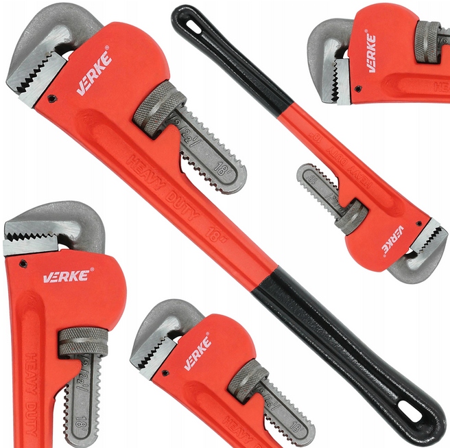 KLUCZ DO ODKRĘCANIA RUR STILLSON 18" 450mm HYDRAULICZNY ŻABA ŻABKA