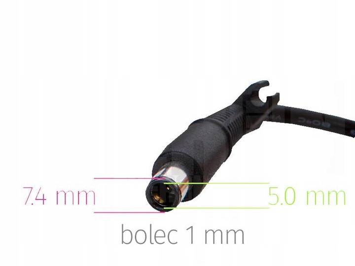 Zasilacz ładowarka do laptopa Dell 65W 19,5v 3,34A 7.4x5.0mm PIN