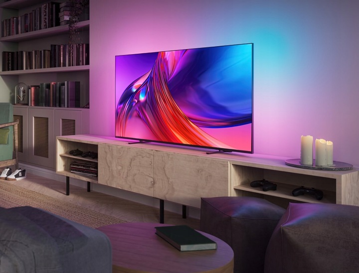 Telewizor 55 cali LED Philips 55PUS8558 Google TV Ambilight 4K UHD