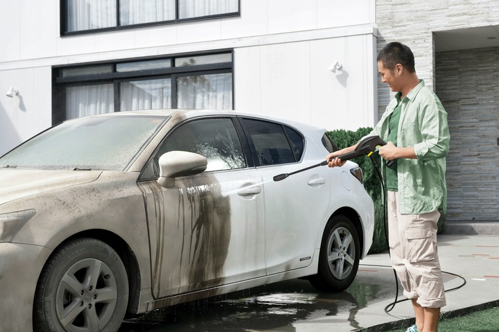 MYJKA CIŚNIENIOWA KARCHER K3 + SZCZOTKA DO KOSTKI